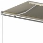 Toldo de pie automático crema 400x350 cm en Toldos | Comprar online en Foru.es