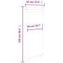 Toldo lateral de balcón marrón 65x250 cm en Sombrillas | Comprar online en Foru.es