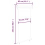 Toldo lateral de balcón marrón 85x250 cm en Sombrillas | Comprar online en Foru.es