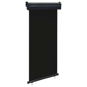 Toldo lateral de balcón negro 105x250 cm en Sombrillas | Comprar online en Foru.es