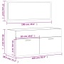 Armario de baño con espejo madera de ingeniería roble Sonoma de vidaXL, Muebles de baño - Ref: Foro24-833886, Precio: 70,49 €...