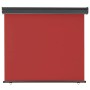 Toldo lateral de balcón rojo 125x250 cm en Sombrillas | Comprar online en Foru.es