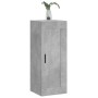 Armario de pared madera ingeniería gris hormigón 34,5x34x90 cm de vidaXL, Aparadores - Ref: Foro24-830520, Precio: 48,67 €, D...