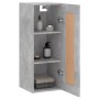 Armario de pared madera ingeniería gris hormigón 34,5x34x90 cm de vidaXL, Aparadores - Ref: Foro24-830520, Precio: 48,67 €, D...