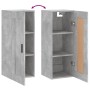 Armario de pared madera ingeniería gris hormigón 34,5x34x90 cm de vidaXL, Aparadores - Ref: Foro24-830520, Precio: 48,67 €, D...