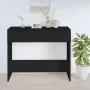 Mesa consola madera de ingeniería negro 90x36x75 cm de vidaXL, Mesas auxiliares - Ref: Foro24-811332, Precio: 54,50 €, Descue...