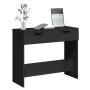 Mesa consola madera de ingeniería negro 90x36x75 cm de vidaXL, Mesas auxiliares - Ref: Foro24-811332, Precio: 54,50 €, Descue...