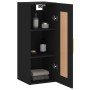 Armario de pared madera de ingeniería negro 34,5x34x90 cm de vidaXL, Aparadores - Ref: Foro24-830485, Precio: 57,17 €, Descue...