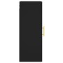 Armario de pared madera de ingeniería negro 34,5x34x90 cm de vidaXL, Aparadores - Ref: Foro24-830485, Precio: 57,17 €, Descue...
