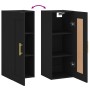 Armario de pared madera de ingeniería negro 34,5x34x90 cm de vidaXL, Aparadores - Ref: Foro24-830485, Precio: 57,17 €, Descue...