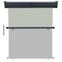 Toldo lateral de balcón gris 145x250 cm en Sombrillas | Comprar online en Foru.es