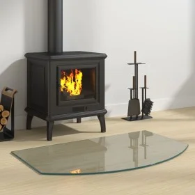 Placa de vidrio para chimenea 80x50 cm de vidaXL, Cristal - Ref: Foro24-324145, Precio: 49,19 €, Descuento: %