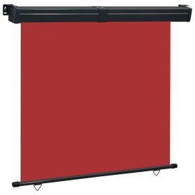 Toldo lateral de balcón rojo 165x250 cm en Sombrillas | Comprar online en Foru.es