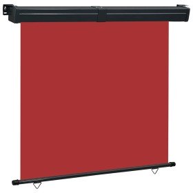 Toldo lateral de balcón rojo 165x250 cm en Sombrillas | Comprar online en Foru.es