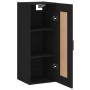 Armario de pared madera de ingeniería negro 34,5x34x90 cm de vidaXL, Aparadores - Ref: Foro24-830501, Precio: 51,55 €, Descue...