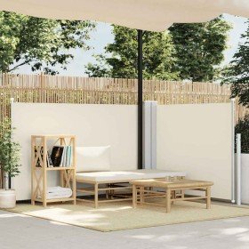 Toldo lateral retráctil color crema 100x600 cm en Sombrillas | Comprar online en Foru.es