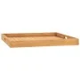 Bandeja de madera de teca maciza 70x70 cm de vidaXL, Fuentes para servir - Ref: Foro24-315459, Precio: 96,91 €, Descuento: %