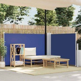 Toldo lateral retráctil azul 100x600 cm en Sombrillas | Comprar online en Foru.es