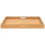 Bandeja de madera de teca maciza 70x70 cm de vidaXL, Fuentes para servir - Ref: Foro24-315459, Precio: 96,91 €, Descuento: %