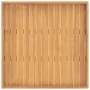 Bandeja de madera de teca maciza 70x70 cm de vidaXL, Fuentes para servir - Ref: Foro24-315459, Precio: 96,91 €, Descuento: %