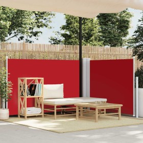Toldo lateral retráctil rojo 100x600 cm en Sombrillas | Comprar online en Foru.es
