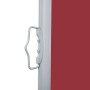 Toldo lateral retráctil rojo 100x600 cm en Sombrillas | Comprar online en Foru.es