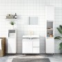 Armario de baño madera contrachapada blanco 30x30x190 cm de vidaXL, Tocadores de baño - Ref: Foro24-831524, Precio: 103,85 €,...