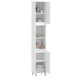 Armario de baño madera contrachapada blanco 30x30x190 cm de vidaXL, Tocadores de baño - Ref: Foro24-831524, Precio: 103,85 €,...