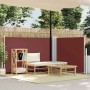 Toldo lateral retráctil marrón 120x600 cm en Sombrillas | Comprar online en Foru.es