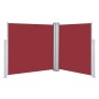 Toldo lateral retráctil rojo 120x600 cm en Sombrillas | Comprar online en Foru.es