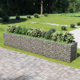 Arriate de gaviones de acero 540x90x100 cm en Macetas y jardineras | Comprar online en Foru.es