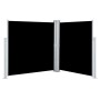 Toldo lateral retráctil negro 140x600 cm en Sombrillas | Comprar online en Foru.es