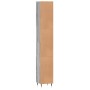 Armario de baño madera contrachapada gris Sonoma 30x30x190 cm de vidaXL, Tocadores de baño - Ref: Foro24-831530, Precio: 82,9...