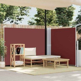 Toldo lateral retráctil marrón 140x600 cm en Sombrillas | Comprar online en Foru.es