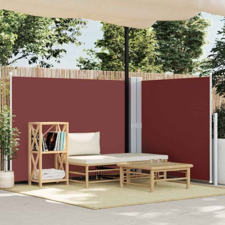 Toldo lateral retráctil marrón 140x600 cm en Sombrillas | Comprar online en Foru.es