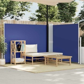 Toldo lateral retráctil azul 140x600 cm en Sombrillas | Comprar online en Foru.es
