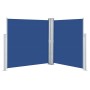 Toldo lateral retráctil azul 140x600 cm en Sombrillas | Comprar online en Foru.es