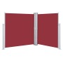 Toldo lateral retráctil rojo 140x600 cm en Sombrillas | Comprar online en Foru.es