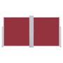 Toldo lateral retráctil rojo 140x600 cm en Sombrillas | Comprar online en Foru.es