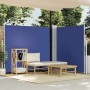 Toldo lateral retráctil azul 160x600 cm en Sombrillas | Comprar online en Foru.es