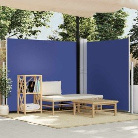 Toldo lateral retráctil azul 160x600 cm en Sombrillas | Comprar online en Foru.es