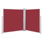 Toldo lateral retráctil rojo 160x600 cm en Sombrillas | Comprar online en Foru.es