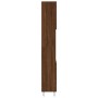Armario de baño madera contrachapada roble marrón 30x30x190 cm de vidaXL, Tocadores de baño - Ref: Foro24-831539, Precio: 96,...