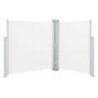 Toldo lateral doble retráctil de jardín color crema 170x600 cm en Sombrillas | Comprar online en Foru.es