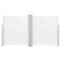 Toldo lateral doble retráctil de jardín color crema 170x600 cm en Sombrillas | Comprar online en Foru.es