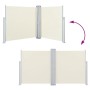 Toldo lateral doble retráctil de jardín color crema 170x600 cm en Sombrillas | Comprar online en Foru.es
