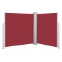 Toldo lateral retráctil rojo 170x600 cm en Sombrillas | Comprar online en Foru.es