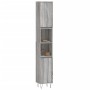 Armario de baño madera contrachapada gris Sonoma 30x30x190 cm de vidaXL, Muebles de baño - Ref: Foro24-831538, Precio: 86,22 ...