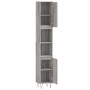 Armario de baño madera contrachapada gris Sonoma 30x30x190 cm de vidaXL, Muebles de baño - Ref: Foro24-831538, Precio: 86,22 ...