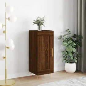 Oak brown engineered wood sideboard 34.5x34x90 cm by vidaXL, Sideboards - Ref: Foro24-830435, Price: 61,49 €, Discount: %
